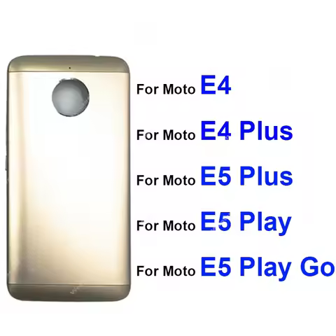 Rear Battery Door Housing Back Cover For Motorola Moto E4 E4 Plus E5 Plus E5 Play E5 Play Go Rear Ba