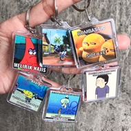 GANTUNGAN [Var.2] Meme Keychain | Keychain Meme | Cute keychain | Funny Hook