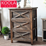 KOOLA Scandinavian Chest Drawer Nordic Luxury Almari Laci Baju Beautiful Durable Chest of Drawer Deep Drawer Laci Kayu