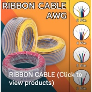 Wire 22AWG RIBBON CABLE 3PIN 4PIN 6PIN 22AWG For Use With RGB RGBW Led Lights Length 100 Meters