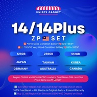 14 and 14+ Used ZP SET (CH / ZA / TA | VC | XA | ZD) Second Hand (Black / White / Purple / Blue)