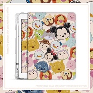 For IPad Air 1 Case with Pencil Holder Cartoon Cute Ipad Mini 6th 5th 4th 3rd 2nd 1st Generation Cover Ipad 10.2 10.9 Pro 12.9 11 10.5 9.7 Inch Case