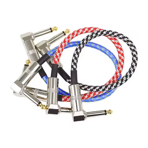 Guitar Effects Connection Cable 6.35 Monoblock Effects Connection Cable Shielded Monoblock Cable 15-