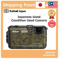 Pre-loved Nikon Digital Camera COOLPIX (Cool Pix) AW100 Forest Cam Frage AW100cm [Used Camera]