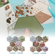 8 Pcs DIY 3D House Stickers Creative Sticker Scenes Decorative 3D Miniature Scene Stickers Versatile