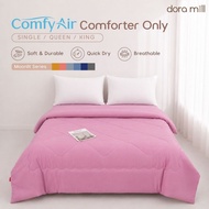 DORAMILL Hotel PLAIN COMFORTER Thick Quilt Blanket Selimut Lembut Single Queen King Terra Series BXP