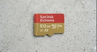 SanDisk Extreme 512GB MicroSDXC UHS-I V30 A2 Card