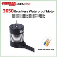 Rocket 3650 2300KV 3100KV 3500KV 3900KV 4300KV 5200KV 5900KV 7700KV Waterproof Brushless Sensorless 