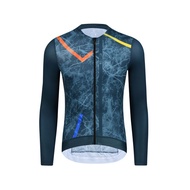 MONTON Mens Cycling L/S Jersey Cracks