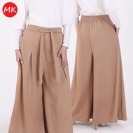 MK WOMEN CASUAL PANTS Rose Elegant High-Waisted Wide-Leg Palazzo Pants Seluar Perempuan [P2/882]