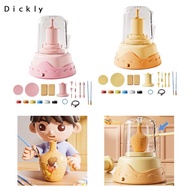 [Dickly] Electric Pottery Wheel Set for Kids Complete Pottery Kit Art DIY Educational Toy Pottery Ma