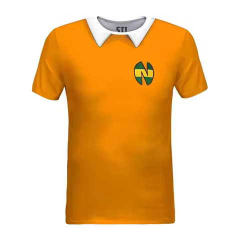 Captain Tsubasa Nankatsu School Soccer Jersey Benji Price T-Shirt Ozora Tsubasa Cosplay Orange Footb