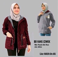 JAKET perasut BB(bolak balik) VANS CEWEK /jaket Parka