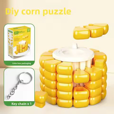 Creative Injection AB Corn Rubik's Cube Decompression Burning Brain Rubik's Cube Puzzle Small Toys.