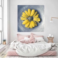 60x60 floral canvas print with frame