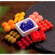 DIY dollhouse decor fruit tray model, XiuXiu DIY Store