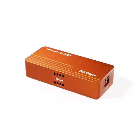 USB4 80Gbps PCIe 5.0 / 4.0 / 3.0 NVMe SSD Enclosure Compatible with Thunderbolt 5 USB4 USB 3.2 Gen 2