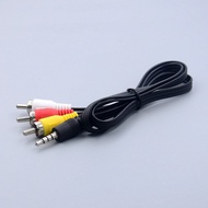 ┇♦♟ 65cm 1m 1.5m 3.5mm Jack Plug Male To 3 RCA Adapter High Quality 3.5 To RCA Male Audio Video AV Cable Wire Cord