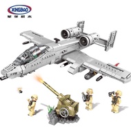 Star Castle AC130 Air Gunship Building Block A10 Attack Aircraft F35 Lightning Aircraft Armored Vehi