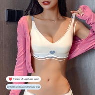 New Seamless Bra Non Wire Push Up Bra For Woman Wireless brallete padded black white underwear