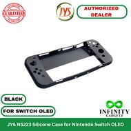 JYS NS223 Silicone Case for NSW Nintendo Switch OLED Black