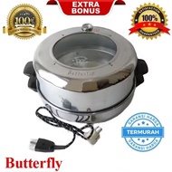 Butterfly Electric Round Oven 800 Watt Premium Aluminum Baking Pan Electric Oven