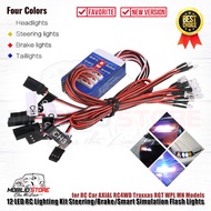 Best Seller 12 LED RC Lighting Kit Simulation Flash Lights for RC Cars AXIAL RGT SALE