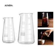 [AJAZ] Creamer Frothing Pitcher, Glass Espresso Steaming Pitcher, Glass Conical