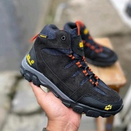 Children's mountain shoes, unisex children's outdoor shoes, leather tracking shoes