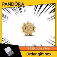 Latest  Fashion Design Gift Women's Jewelry S925 Pure Silver Textured Sun Mini Charm 764057c00