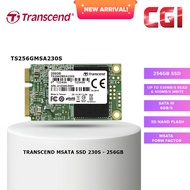 Transcend 256GB SATA III 6Gb/s 3D NAND DDR3 DRAM 230S mSATA SSD - TS256GMSA230S