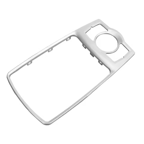 4F0864260 Front MMI Console Frame Silver Chrome Trim Cover For Audi A6 C6 Avant Allroad quattro S6 R