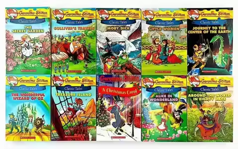 10PCS/SET Geronimo Stilton New Arrival Around The World Children Picture Reading Book Classic Tales