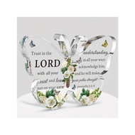 Acrylic Christian Gift - Bible Scripture Decoration Acrylic Gift - Bible Verse Acrylic plaque - Pape
