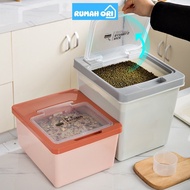 Rice Storage Box Container for 5/10/15kg Grains Storage Bekas Beras/Sabun Basuh Baju 米桶