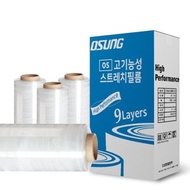 Osung stretch film functional wrap 10T 4 rolls free gift
