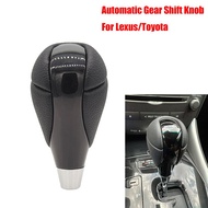 【Spot Goods】 #HOT# Car Gear Shift Knob  Shifter Lever Leather For Toyota Tundra 2009-2014