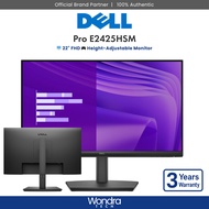 Dell Pro E2425HSM | 24" FHD | VA | Height-Adjustable Monitor