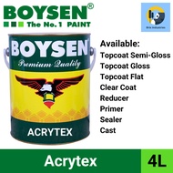 Boysen Acrytex Acrylic Solvent Based Coating Paint 4 Liters (Gallon) Brix Industries Manila