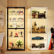 Glass Storage Cabinet Display Cabinet Solid Wood Bookshelf Cabinet Door Storage Cabinet Bookshelf Ca