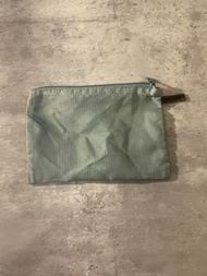 無印良品 Muji 蘋果綠色尼龍收納袋 /小袋/pouch /旅行適用
