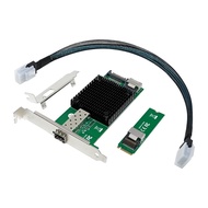 M.2 10G Server Network Card M.2 M X520-DA1 10G SFP+ Fiber Optic Industrial Computer Server Network C