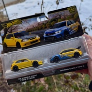 Hot Wheels Premium Twinpack '99 Honda Civic Type R Ek9 Spoon FL5 Spoon BMW M3 GTR 320 Lamborghini Co