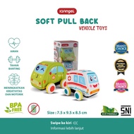 IQ ANGEL SOFT PULL BACK VEHICLE TOYS (2PCS) - TOY CARS - TOYS