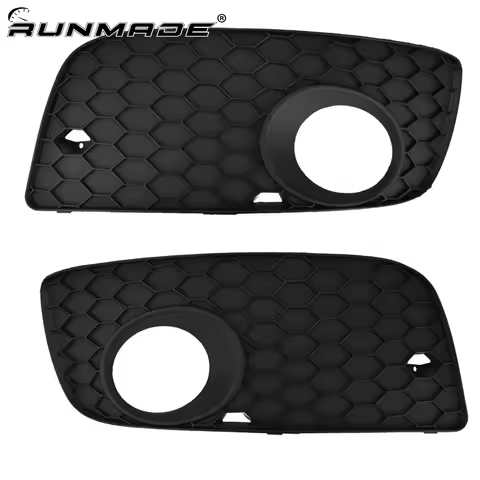 runmade ABS Plastic Front Lower Bumper Fog Light Grill Grille For VW Golf 5 MK5 GTI 2006 2007 2008 1