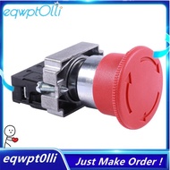 ^eQQ^22mm NC Red Mushroom Emergency Stop Push Button Switch 600V 10A ZB2-BE102C XB2-BS542X1