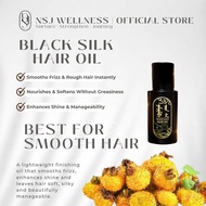 [NSJ Official Store] NSJ Wellness Black Silk Hair Oil - Versatile Protection For All Hair Types