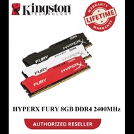 Kingston HyperX FURY 8GB 2400MHz DDR4 CL15 DIMM (HX424C15FB2/8)