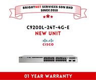 [NEW UNIT] Cisco C9200L-24T-4G-E - Catalyst 9200L 24-port Data 4x1G uplink Switch Network Essentials