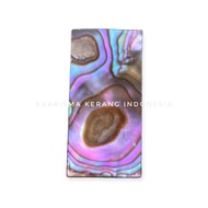 KHARISMA INDONESIAN SHELL 10PCS ABALONE SHELL MOSAIC TILES NEW SEALAND 10x20mm ABALONE INLAY SHELL